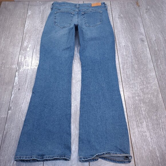 Big Star Jeans Womens 32x32 B-Type High Rise Bootcut Blue Denim Stretch Pants - Picture 3 of 8